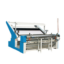 knitted and woven fabric inspection machine with end / length cutter fabric rolling inspection and cutting machine